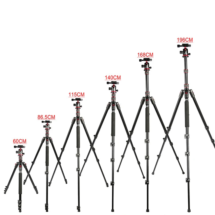 UEGOGO C11 Lightweight Portable Aluminum Tripod Monopod Ball Head Stand for DSLR Camera & Mobile Phone